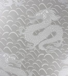 Celestial Dragon Wallpaper by Matthew Williamson Pebble, Metallic Gilver Celestial Dragon Wallpaper by Matthew Williamson Pebble, Metallic Gilver