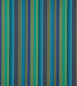 Supreme Stripe Fabric by Osborne & Little Green/Blue