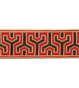 Otero Embroidered Border Trimming by Samuel & Sons Pinon Otero Embroidered Border Trimming by Samuel & Sons Pinon