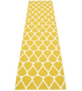 Otis Runner Rug by Pappelina Mustard/Vanilla