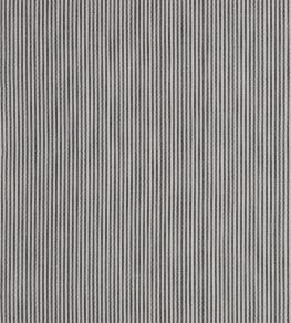 Otto Ticking Stripe Fabric by Jane Churchill Charcoal