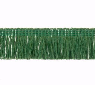 Outdoor Moss Fringe 40mm Trimming by Houles Green