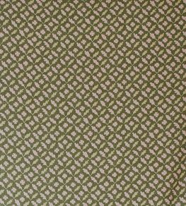 Oxalis Oak Fabric by Sophie Harpley Olive