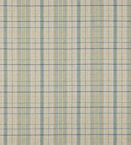 Oxana Check Fabric by Jane Churchill Navy/Green Oxana Check Fabric by Jane Churchill Navy/Green