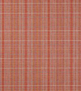 Oxana Check Fabric by Jane Churchill Red Oxana Check Fabric by Jane Churchill Red