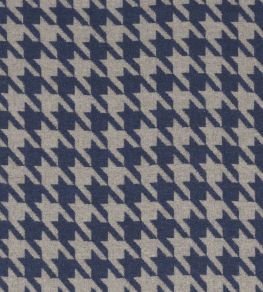 Pacte Fabric by Casamance Bleu Azurite Beige