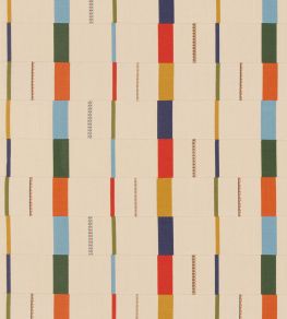 Paddock Stripe Fabric by Mulberry Home Multi Paddock Stripe Fabric by Mulberry Home Multi