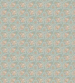 Pagelle Fabric by Nina Campbell Aqua Pagelle Fabric by Nina Campbell Aqua