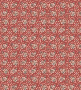 Pagelle Fabric by Nina Campbell Red