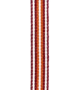 Paint Pot Stripe Braid Trimming by Ian Mankin Claret/Rust