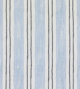Painter's Stripe Fabric by Barneby Gates Blue Painter's Stripe Fabric by Barneby Gates Blue