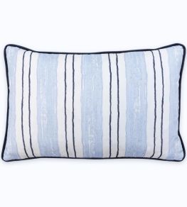 Painter's Stripe Cushion 51 x 33cm by Barneby Gates Blue Painter's Stripe Cushion 51 x 33cm by Barneby Gates Blue