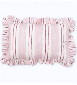 Painter's Stripe Cushion 51 x 33cm by Barneby Gates Pink Painter's Stripe Cushion 51 x 33cm by Barneby Gates Pink
