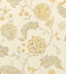 Palampore Wallpaper by Sanderson Silver/Gold Palampore Wallpaper by Sanderson Silver/Gold