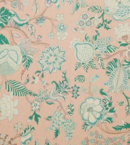 Palampore Trail in Landsdowne Linen Fabric by Liberty Jade Palampore Trail in Landsdowne Linen Fabric by Liberty Jade