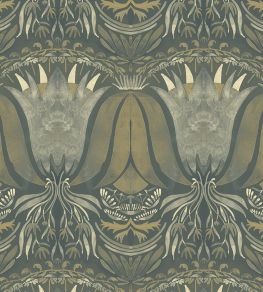 Palau Wallpaper by Tres Tintas Dark blue Palau Wallpaper by Tres Tintas Dark blue