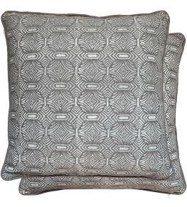 Pali Cushion 50 x 50cm by William Yeoward Slate Pali Cushion 50 x 50cm by William Yeoward Slate
