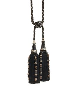 Palladio Double Tassel Tieback Trimming by Houles 9910 Palladio Double Tassel Tieback Trimming by Houles 9910