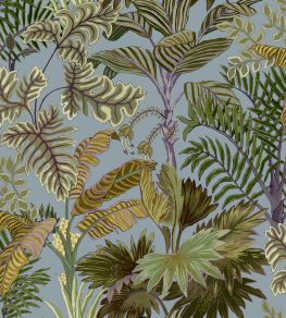 Palm Grove Wallpaper by Josephine Munsey Dusk and Verdigris Palm Grove Wallpaper by Josephine Munsey Dusk and Verdigris