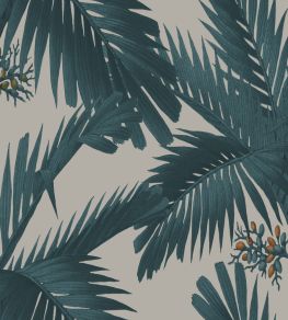 Palm Spring Wallpaper by Rebel Walls Teal Palm Spring Wallpaper by Rebel Walls Teal