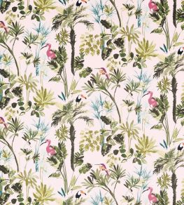 Palm Velvet Fabric by Studio G Blush Palm Velvet Fabric by Studio G Blush