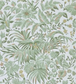Palmette Wallpaper by 1838 Wallcoverings Sage Palmette Wallpaper by 1838 Wallcoverings Sage