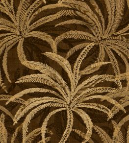 Palmetto Fabric by Arley House Cacao Palmetto Fabric by Arley House Cacao