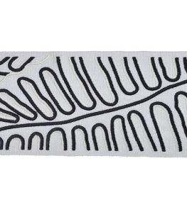 Paloma Embroidered Braid 97mm Trimming by Houles Gesso