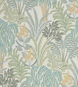 Panama Fabric by Manuel Canovas Aqua Panama Fabric by Manuel Canovas Aqua