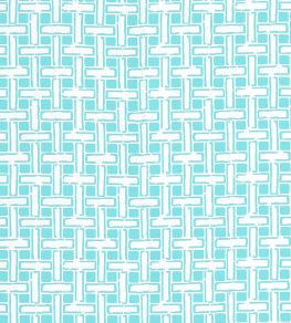 Panama Matelasse Fabric by Thibaut Aqua Panama Matelasse Fabric by Thibaut Aqua