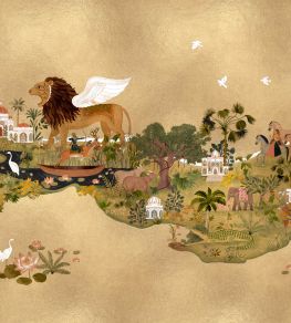 Panchatantra Mural by Coordonne Moss