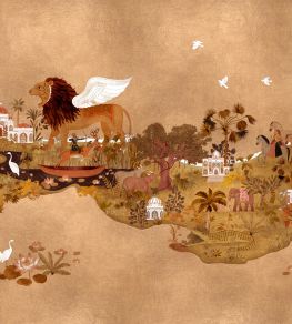 Panchatantra Mural by Coordonne Ruby