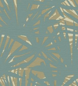 Pandanus Wallpaper by Jannelli&Volpi Blue Pandanus Wallpaper by Jannelli&Volpi Blue