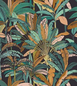 Crazy Forest Mural by Caselio Vert Ocre