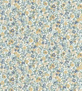 Pansy Wallpaper by Casadeco Bleu / Jaune