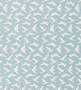 Paper Doves Fabric by Sanderson Duck Egg