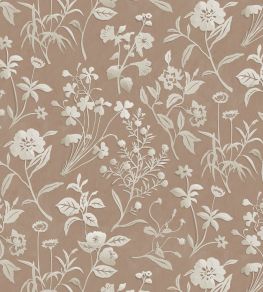 Paper Flora Wallpaper by Josephine Munsey Pink