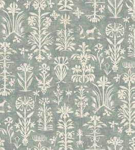 Papyrus Wallpaper by Lewis & Wood Eu De Nil Papyrus Wallpaper by Lewis & Wood Eu De Nil