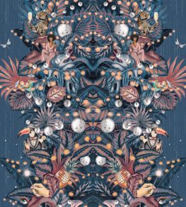 Paradise Party Wallpaper by Brand McKenzie Blueberry Rose Paradise Party Wallpaper by Brand McKenzie Blueberry Rose