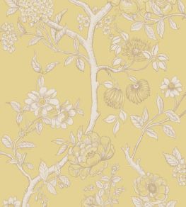 Paradise Tree Wallpaper by Cole & Son Buttercup Yellow & Cream