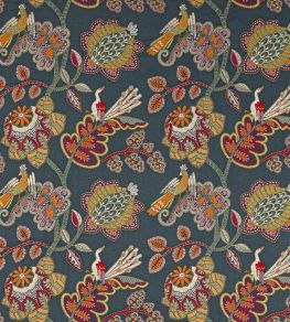 Paradiso Fabric by Jane Churchill Indigo Paradiso Fabric by Jane Churchill Indigo