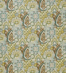 Paridaiza Fabric by Nina Campbell Aqua/Green Paridaiza Fabric by Nina Campbell Aqua/Green