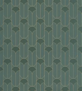 Paris Wallpaper by Caselio Vert Anglais Paris Wallpaper by Caselio Vert Anglais