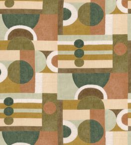 Paro Fabric by Casamance Olive Terracotta Paro Fabric by Casamance Olive Terracotta
