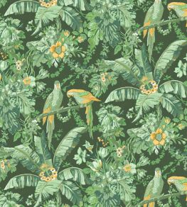 Parrot Talk Wallpaper by Woodchip & Magnolia Lush Green Parrot Talk Wallpaper by Woodchip & Magnolia Lush Green