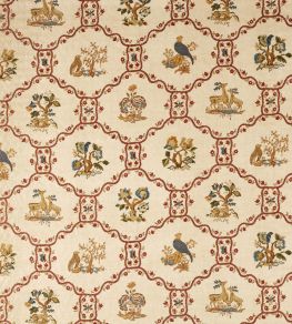 Partridge & Pear Fabric by Sanderson Fig/Wheat
