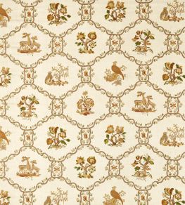 Partridge & Pear Fabric by Sanderson Walnut/Harvest Partridge & Pear Fabric by Sanderson Walnut/Harvest