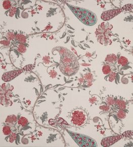Parvani Fabric by Nina Campbell Dark Pink Parvani Fabric by Nina Campbell Dark Pink
