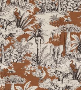 Passaro Fabric by Camengo Terre De Sienne Passaro Fabric by Camengo Terre De Sienne
