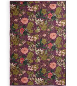 Passiflora Rug by Clarke & Clarke Mulberry Passiflora Rug by Clarke & Clarke Mulberry